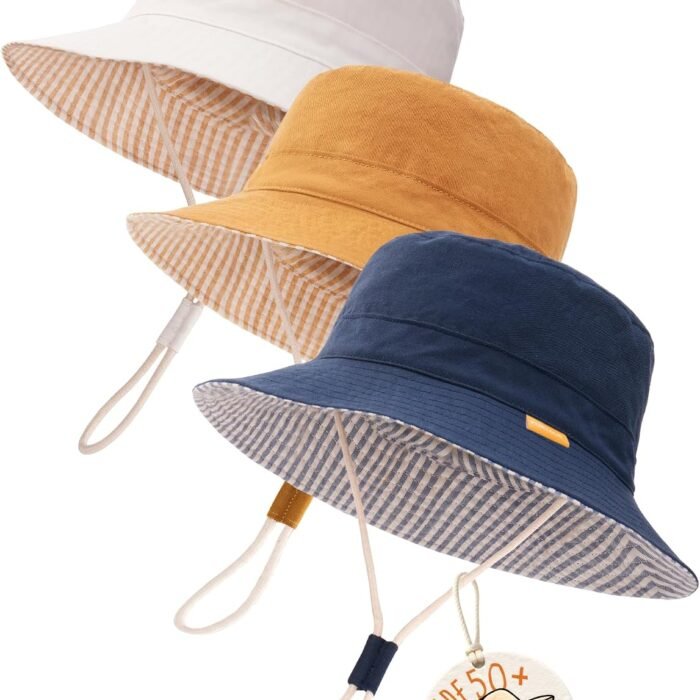 Baby Sun Hat for Boys Girls Toddler Summer Bucket Hats Kids UPF 50+ Beach Hat