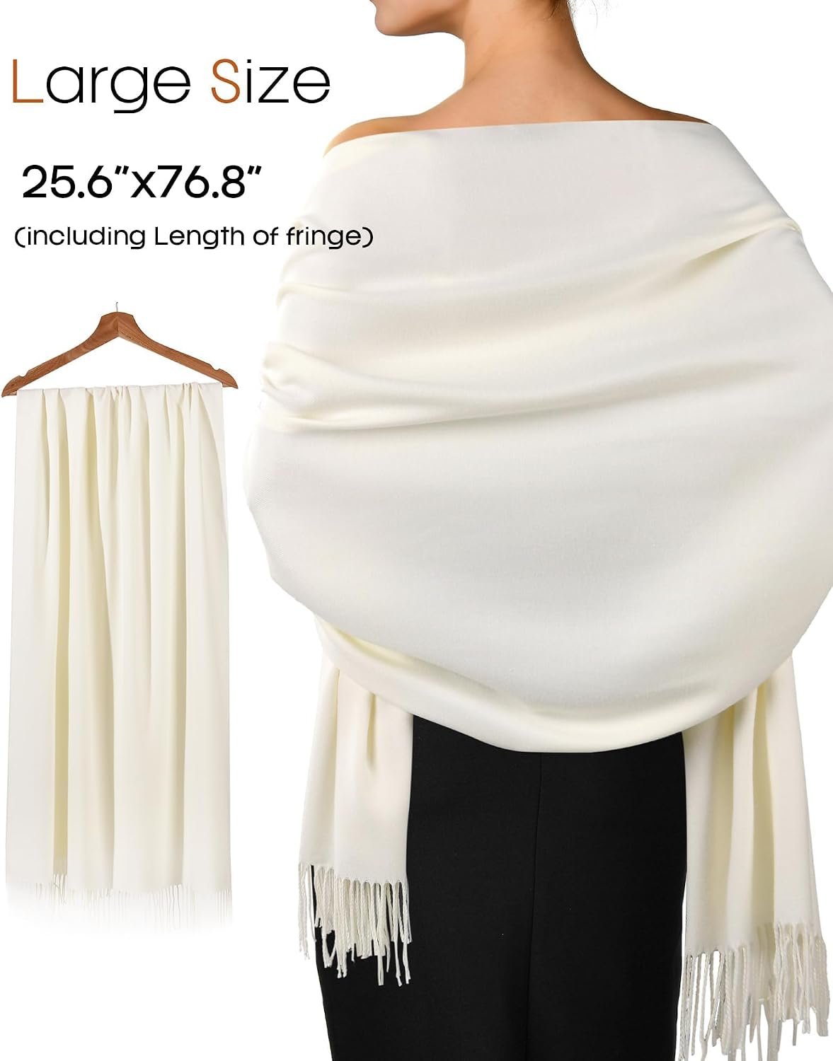 Pashmina Shawl Wraps for Women Evening Dresses Blanket Scarves Fashion Scarf Wedding Gifts - Image 6