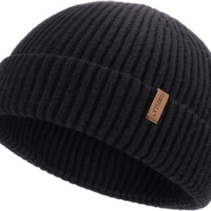 Fisherman Beanie for Men Women Sytlish Short Cuff Knittet Watch Cap Winter Hats