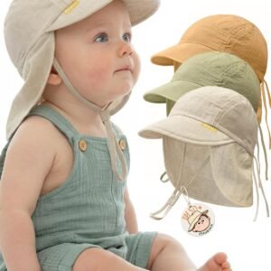 Baby Sun Hat UPF 50+ UV Ray Sun Protection Infant Toddler Bucket Hats for Boys Girls