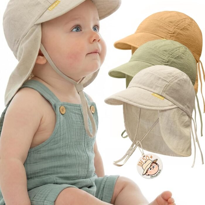 Baby Sun Hat UPF 50+ UV Ray Sun Protection Infant Toddler Bucket Hats for Boys Girls