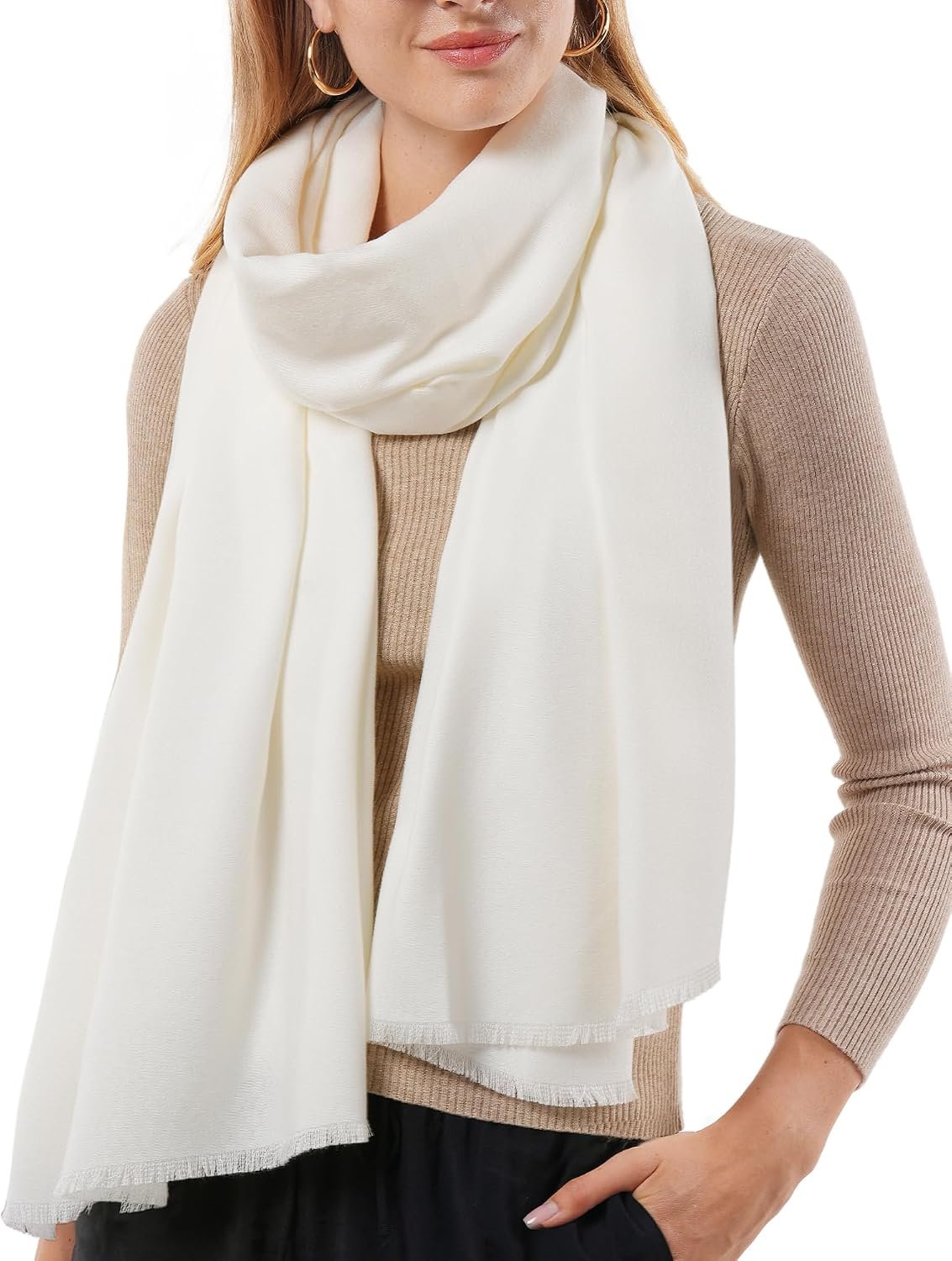 Winter Scarf for Women Soft Warm Shawls and Wraps Warm Long Blanket Scarf - Image 7