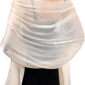 Shawls and Wraps for Evening Dresses Sparkly Soft Wedding Party Bridesmaid Scarves for Women