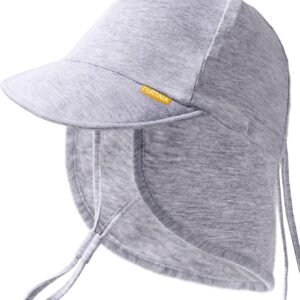 Baby Sun Hat UPF 50+ UV Ray Sun Protection Cotton Toddler Hats for Boys Girls