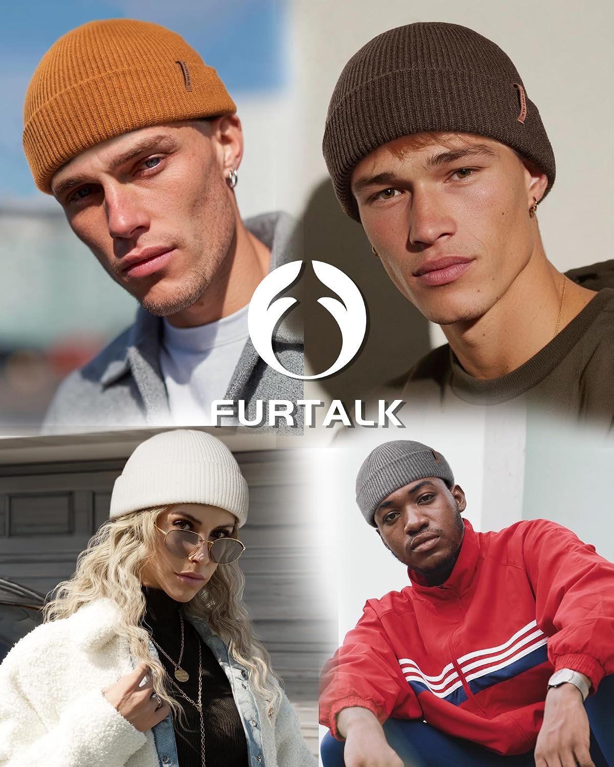 Fisherman Beanie for Men Women 2 Styles Cuffless or Cuffed Knitted Unisex Winter Hat Outdoor All-Day Warmth - Image 5